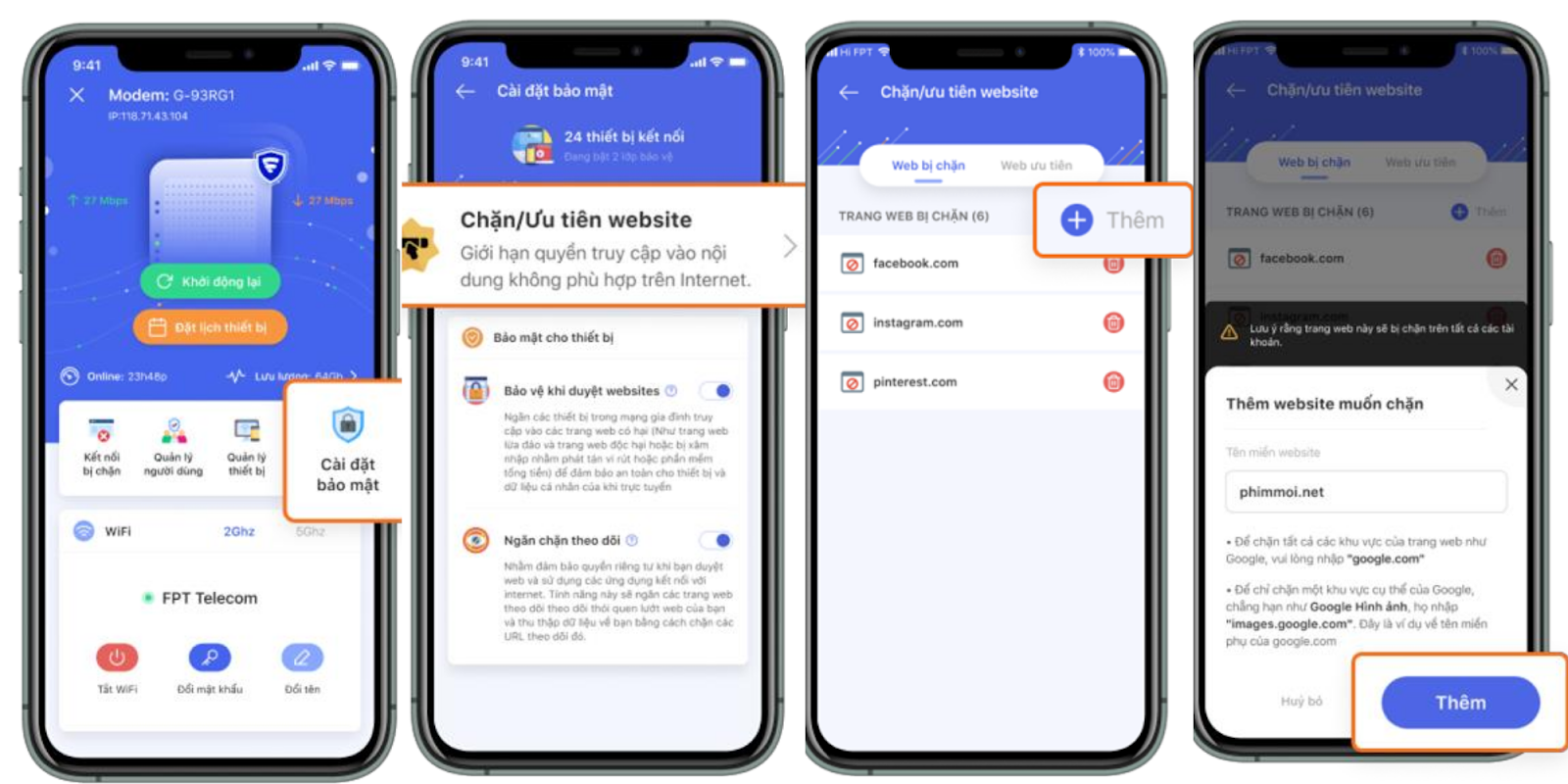 hướng dẫn chặn website để tối ưu bảo mật website
