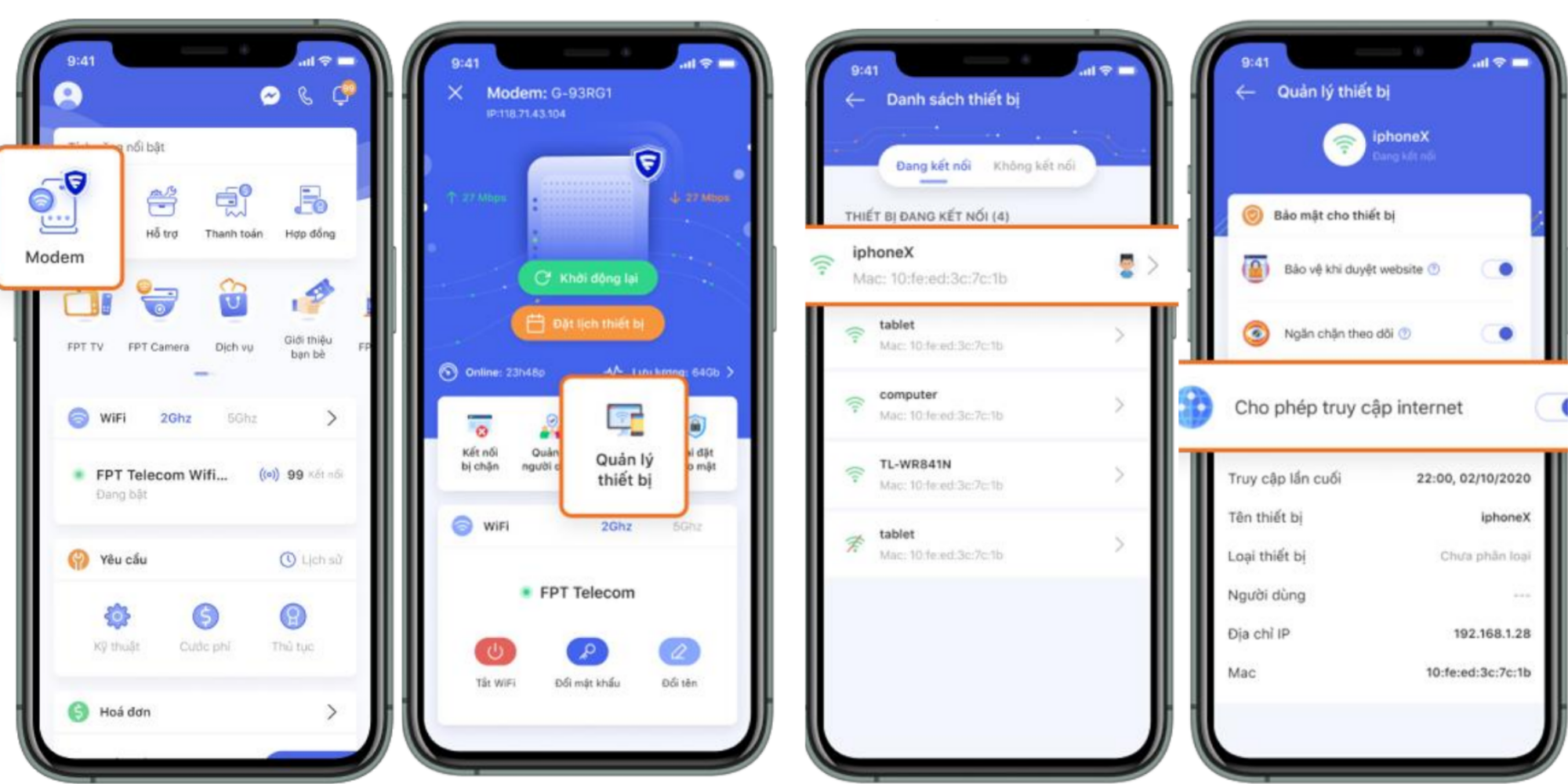 chặn thiết bị trên fsafe