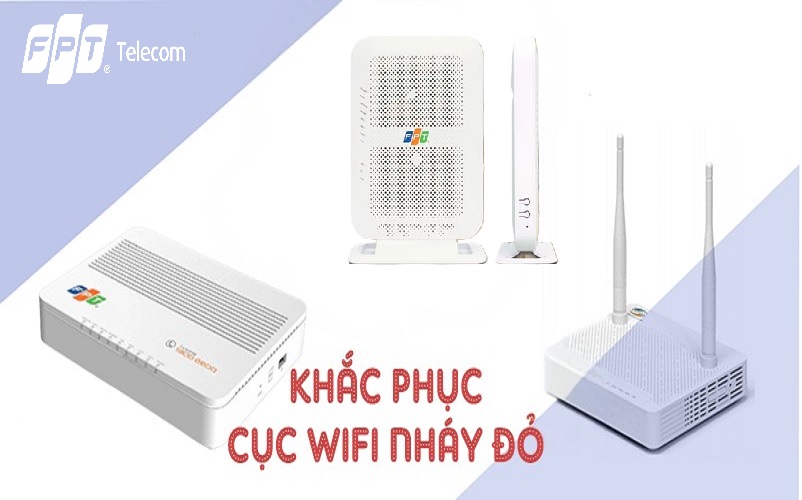 cách khắc phục wifi fpt báo đèn đỏ