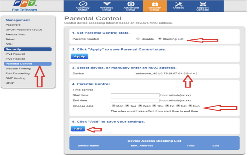 cách chặn người dùng wifi 