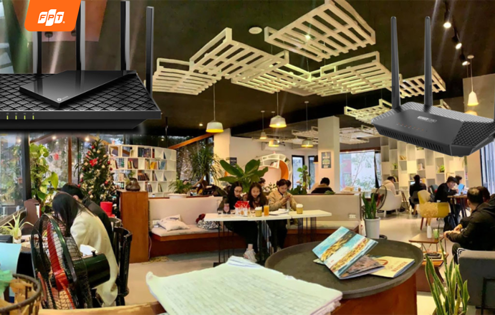 wifi cho quán cà phê mạnh
