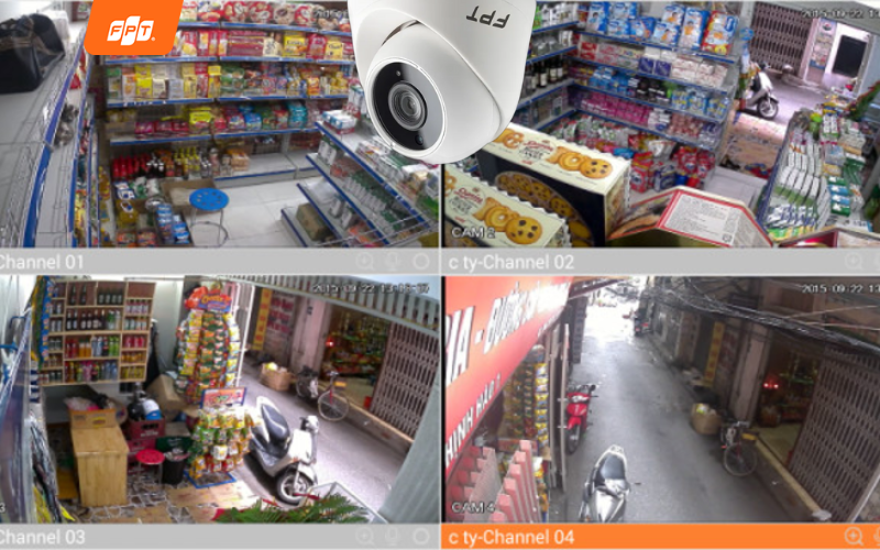 lắp camera fpt cho cửa hàng