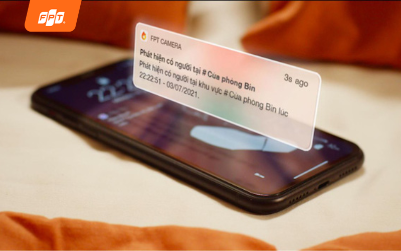 ứng dụng camera fpt phát cảnh báo