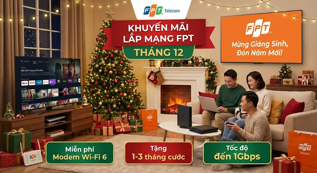 khuyến mãi lắp mạng fpt tháng 12