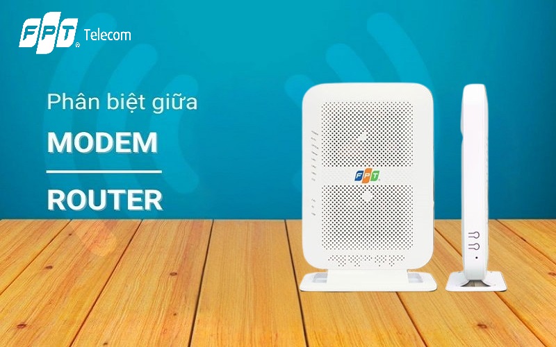 sự khác biệt giữa modem và router wifi
