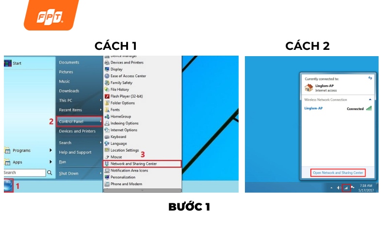 cách phát wifi trên máy tính win 7