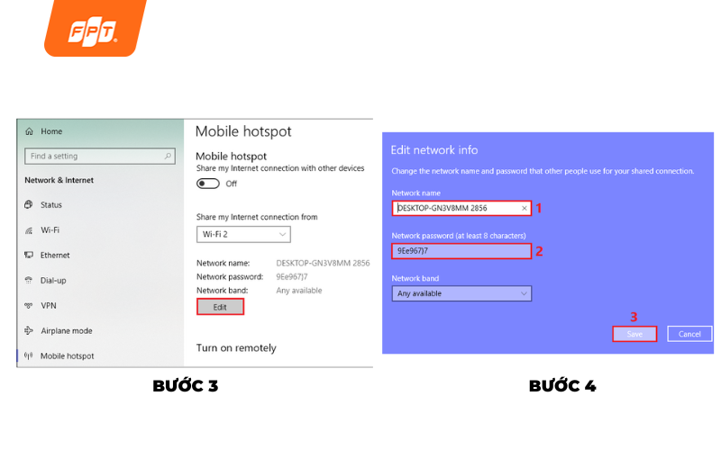 bật wifi trên windows win 10