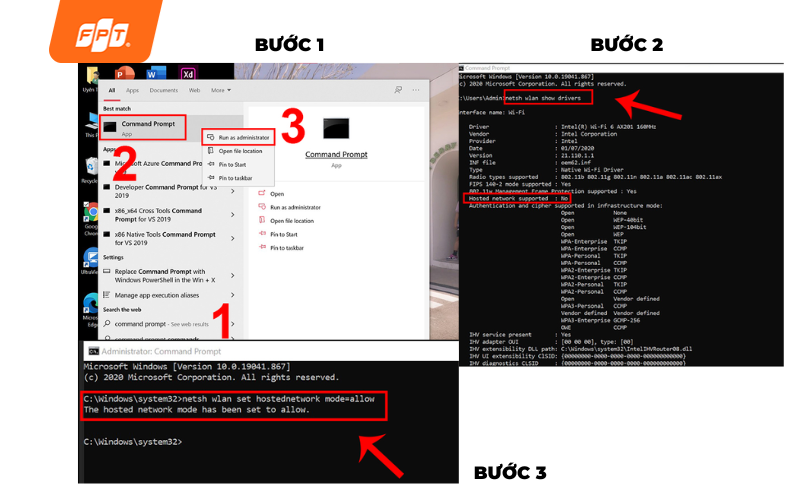 kiểm tra máy tính phát wifi hotspot