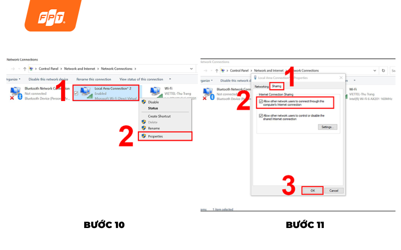 bật mạng riêng ảo