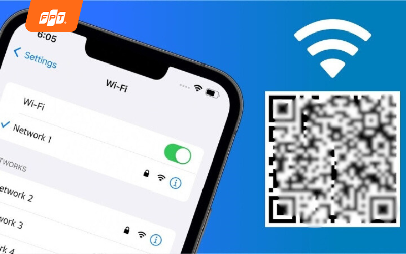 quét má QR wifi