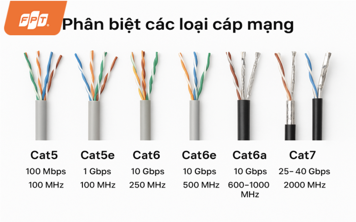 dây cáp mạng CAT8