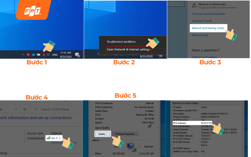 cách xác định địa chỉ mạng