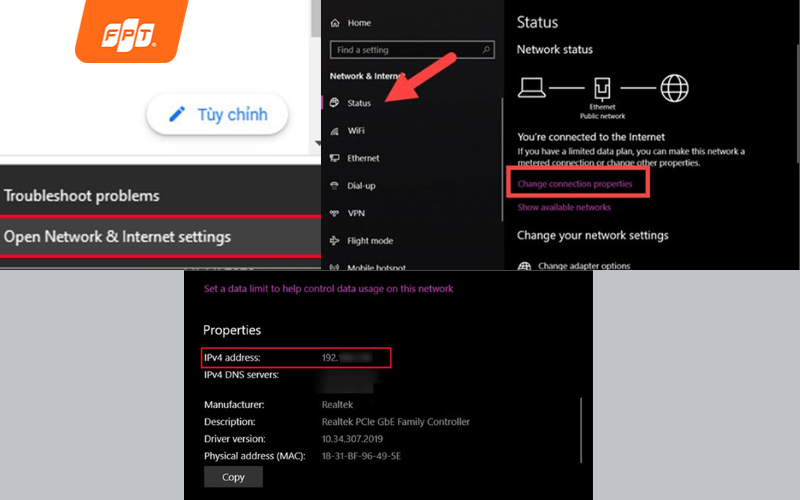 cách xác định địa chỉ mạng