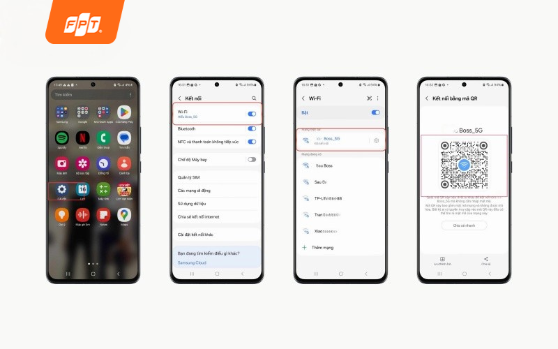 làm thế nào để xem mật khẩu wifi trên android