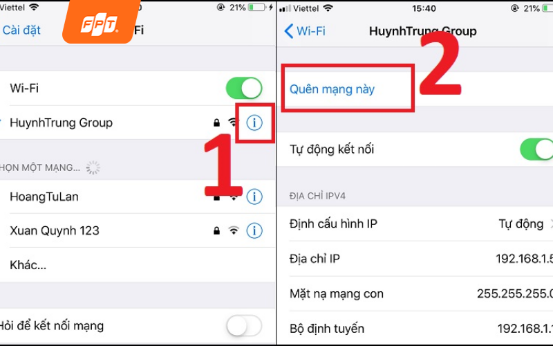 điện thoại bắt wifi kém
