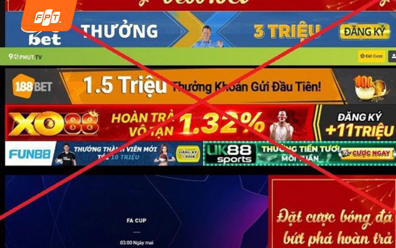 Xem Ngoại hạng Anh lậu: Cảnh báo rủi ro mất tiền và dữ liệu