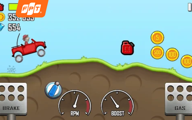 game không cần wifi hill climb racing