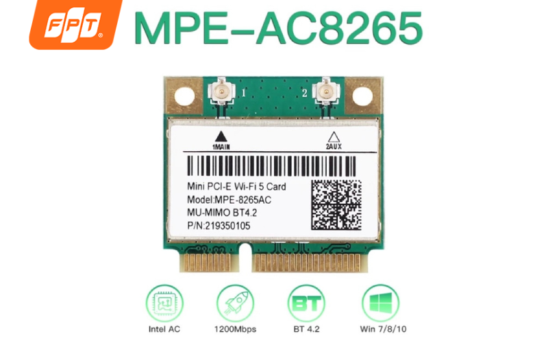 Card wifi chuẩn chân cắm Mini PCI