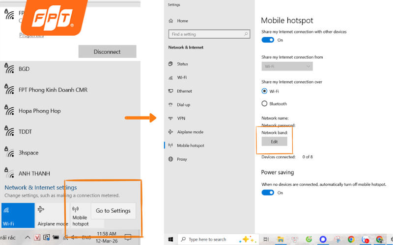 thay đổi SSID trên trình duyệt