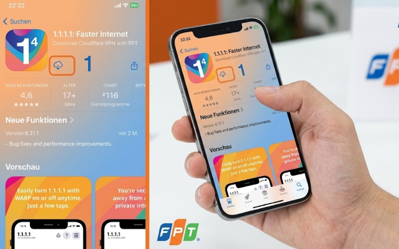 hướng dẫn cài đặt 1.1.1.1 trên điện thoại