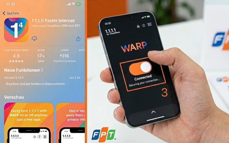 hướng dẫn cài đặt 1.1.1.1 trên máy tính