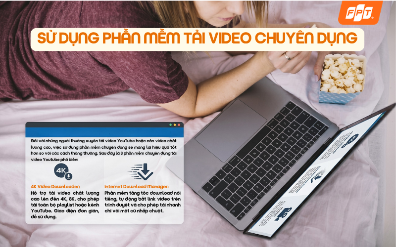 dùng phần mềm tải video youtube chuyên dụng