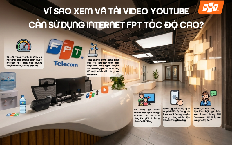 lắp mạng fpt tải video mượt mà