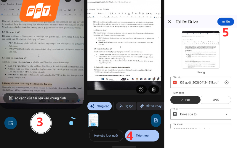 cách scan trên android