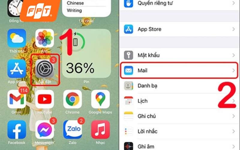 đăng xuất tài khoản google trên iphone