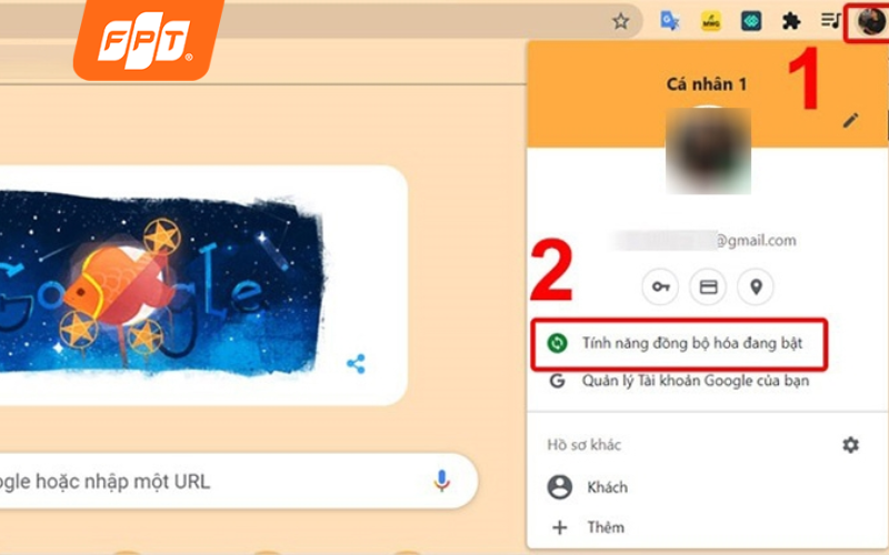 cách xóa tài khoản google trên máy tính