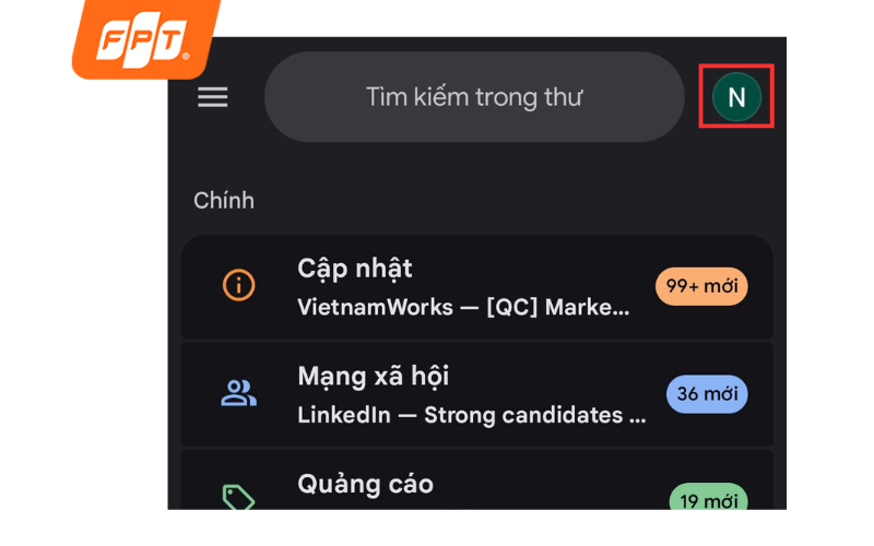cách đổi tên gmail trên điện thoại