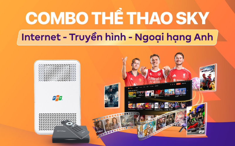 bảng giá combo thể thao trên fpt play