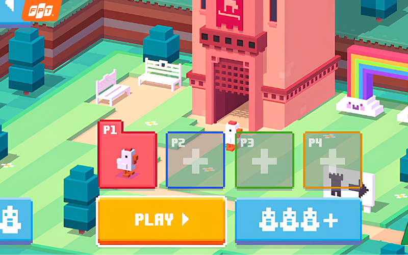 game hay ít dung lượng crossy road