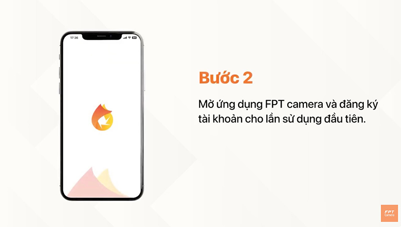 bước 2 kết nối camera với điện thoại