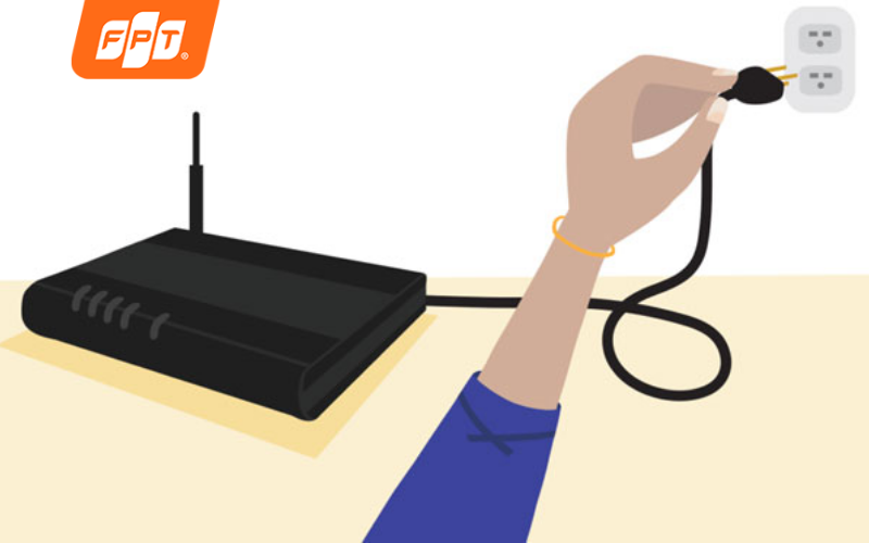 oppo không kết nối được wifi - Khởi động lại thiết bị phát wifi (Router)