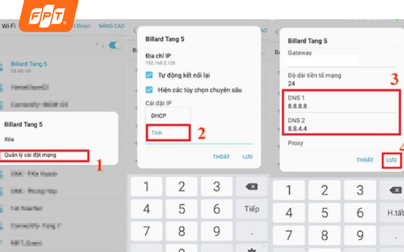 Đổi DNS để mạng ổn định hơn