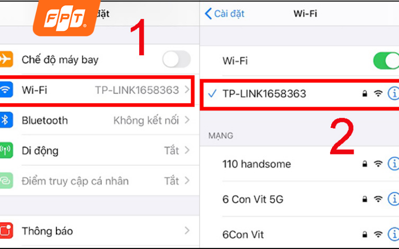 wifi không có kết nối internet