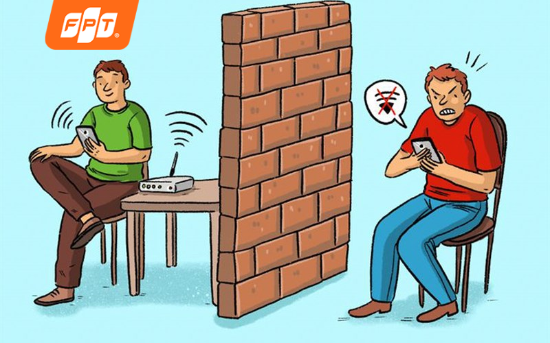 mạng wifi bị chấm than trên điện thoại