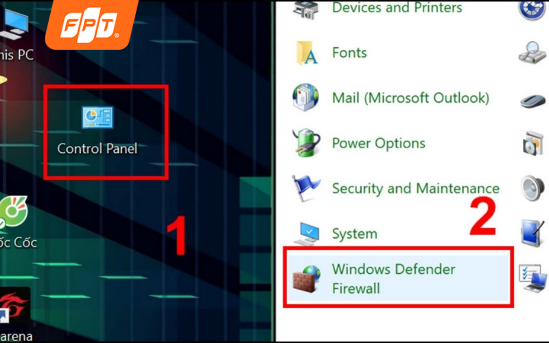 Kiểm tra và tắt tường lửa (Firewall)