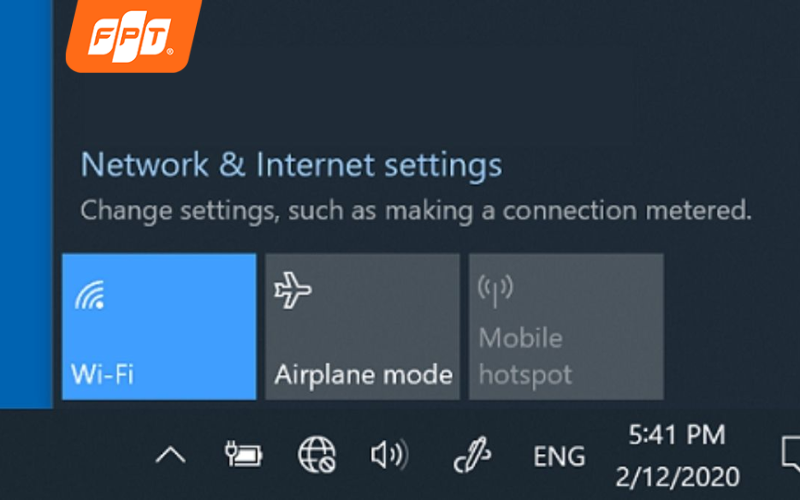 Sử dụng network adapter troubleshooter