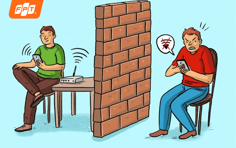 ipad không kết nối được wifi do tín hiệu kém