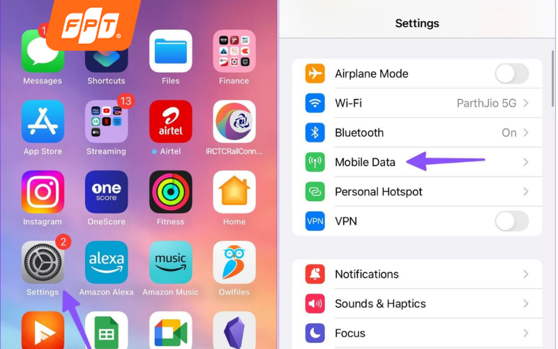 Tắt tính năng Wifi Assist (Trợ lý wifi)