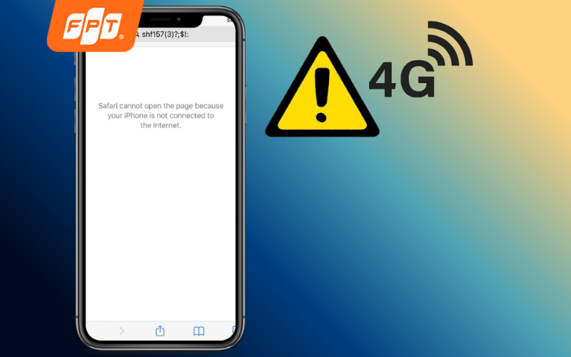 Dấu hiệu iPhone không vào được mạng 4G