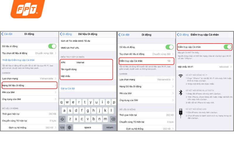 Cách sửa lỗi không phát được wifi trên iPhone - thiết lập cấu hình mạng