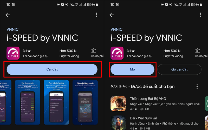 Cách kiểm tra ping trên điện thoại bằng i-SPEED