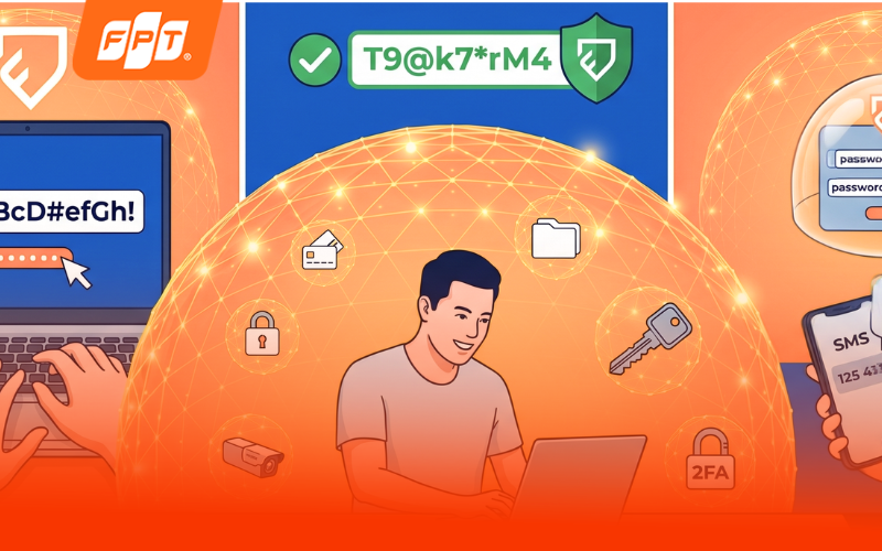 sử dụng mật khẩu mạng mạnh - Cách bảo vệ an toàn thông tin trên internet