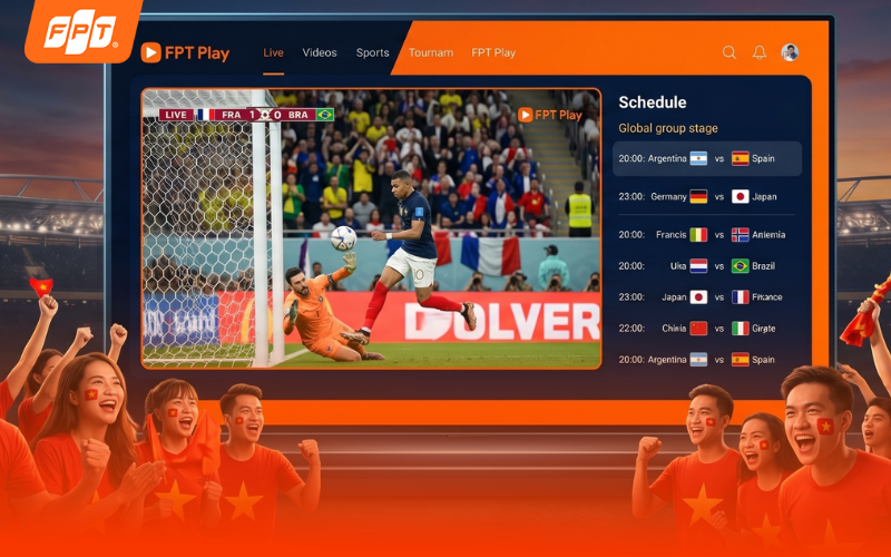 xem world cup 2026 trên fpt play