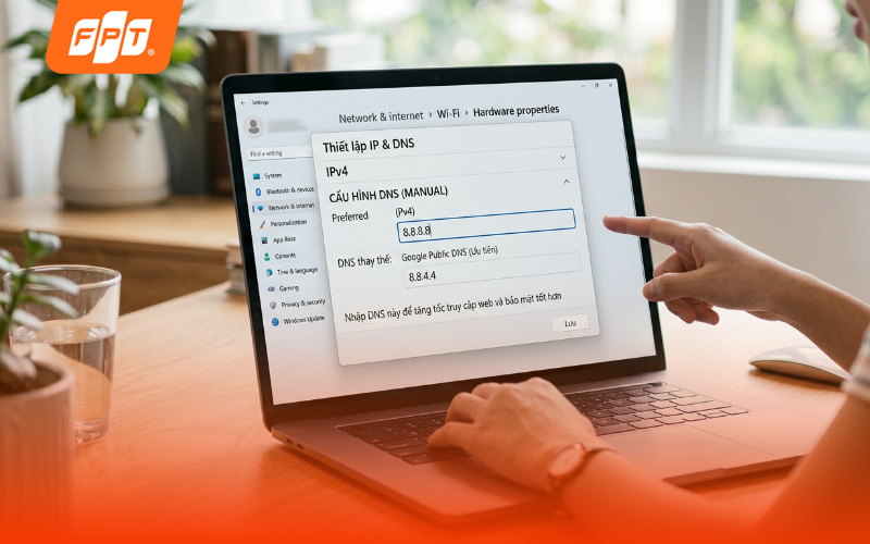 Đổi DNS để tăng tốc độ truy cập web