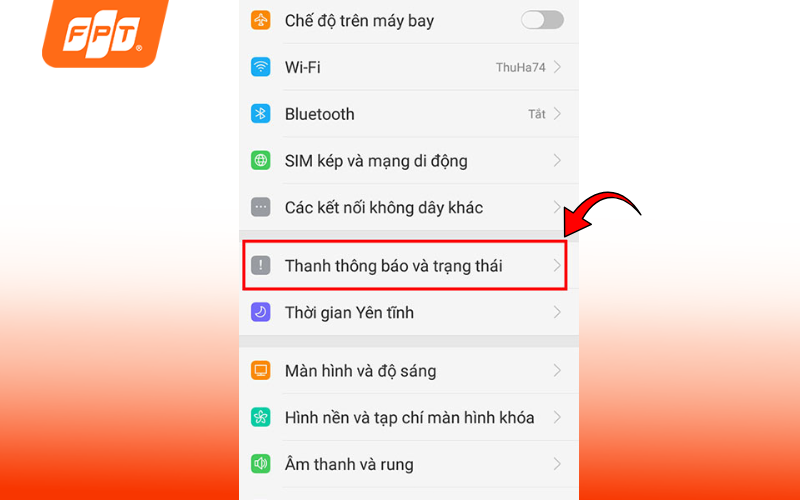 Hiển thị tốc độ mạng