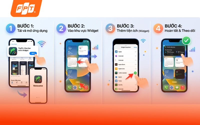 Cài đặt hiển thị tốc mạng mạng